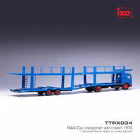 Skala 1/43 MAN Car Transporter with Trailer 1970, fr IXO models IXOTTRX034