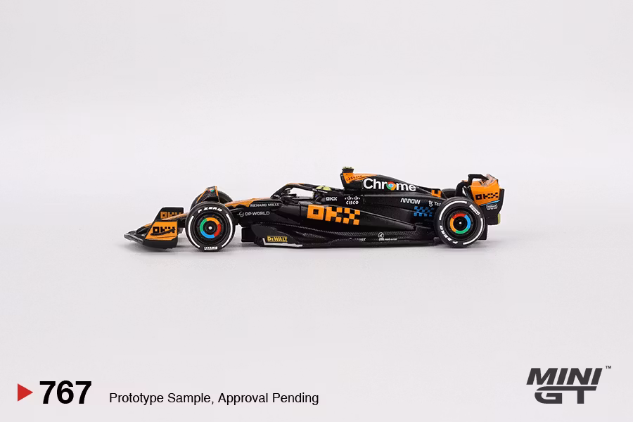 Skala 1/64 McLaren MCL60 #4 Lando Norris 2023 F1 2023 Japanese GP 2nd Placefr MINI GT (767)