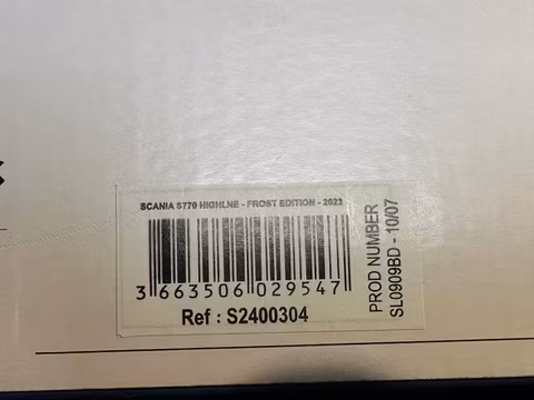 Skala 1/24 Scania S770 Highline - Frost Edition - 2023 fr. SOLIDO