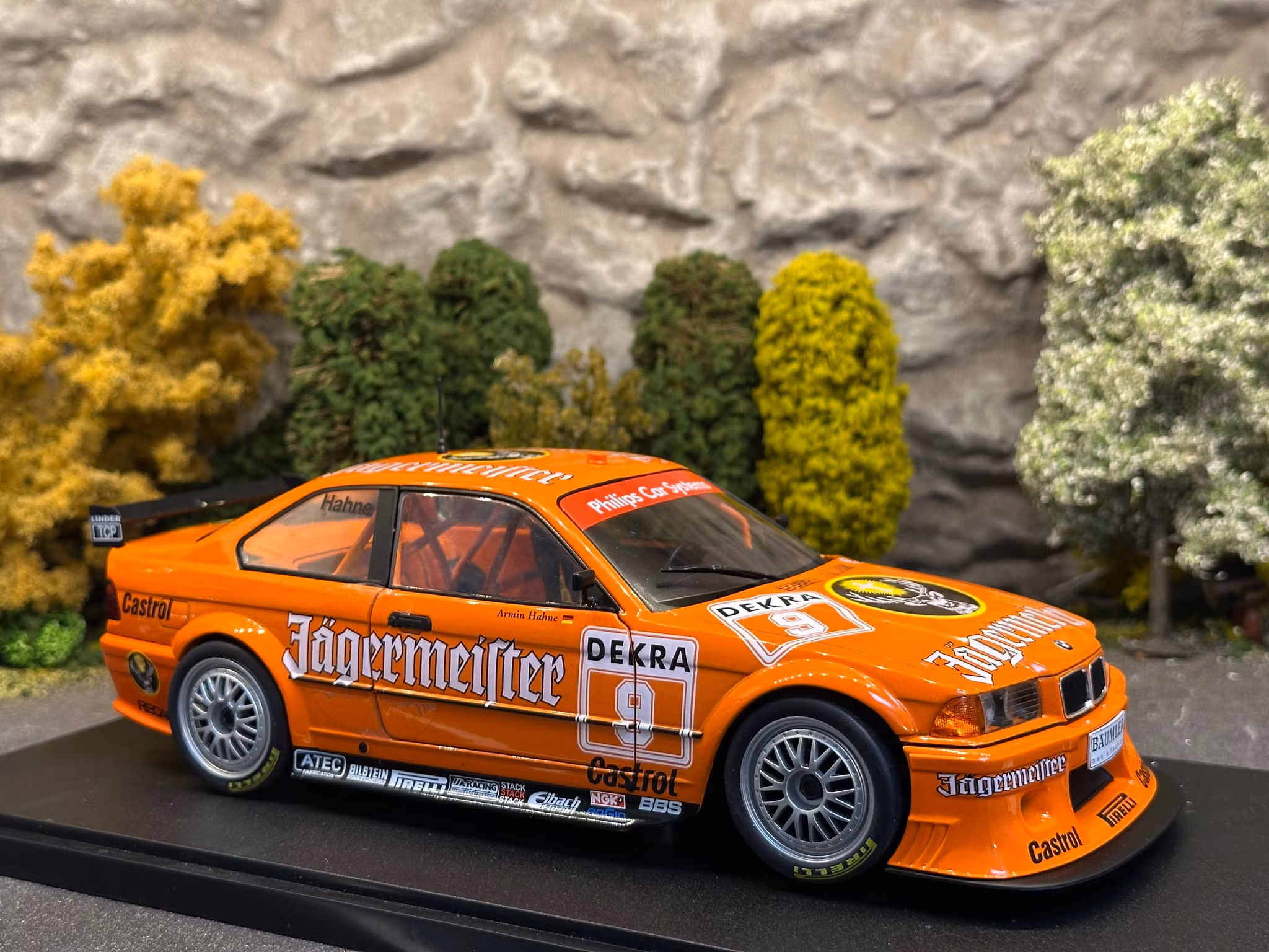 Skala 1/18 BMW E36 Coupé DTM #9 A Hahne fr WERK83