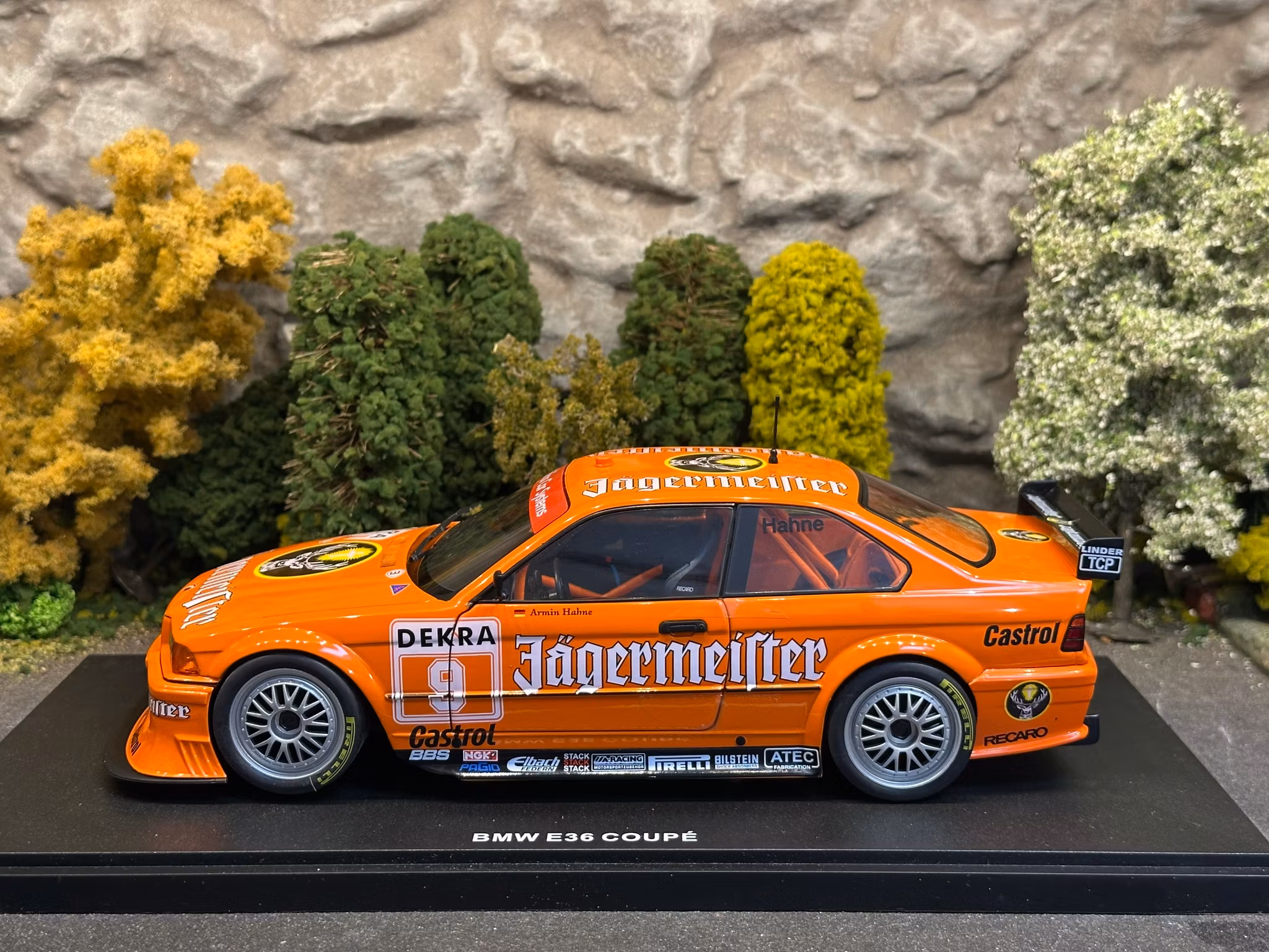Skala 1/18 BMW E36 Coupé DTM #9 A Hahne fr WERK83