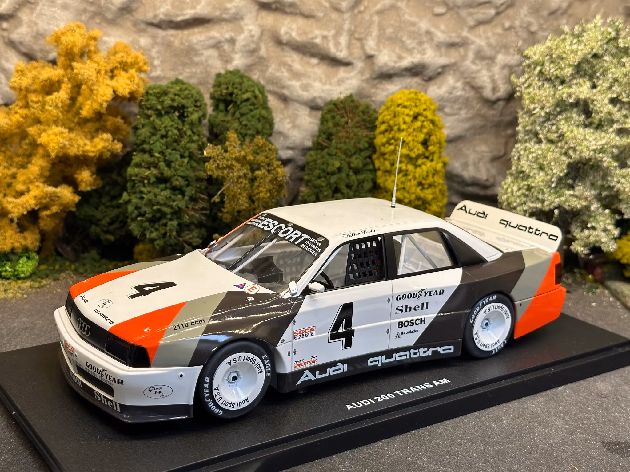 Skala 1/18 Audi 200 Trans Am #4 W.Röhrl St Peterburg fr WERK83