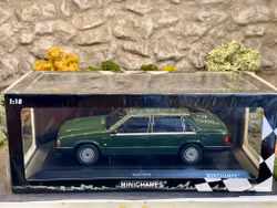 Skala 1/18 Volvo 740 GL (744) 1986 Dark green fr Minichamps 1 of 504 pcs