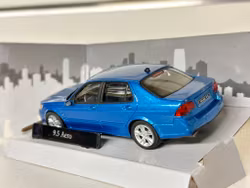 Skala 1/43 - SAAB 9-5, Blue met.  fr Cararama