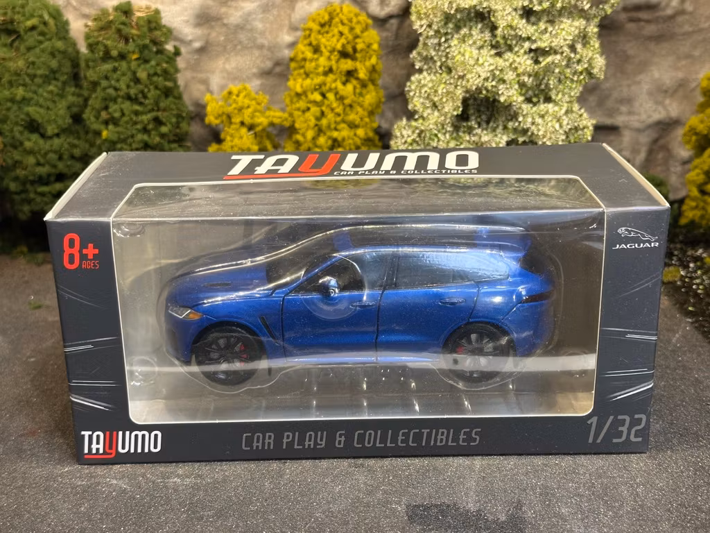 Skala 1/32 Jaguar F-pace, Blue fr Tayumo