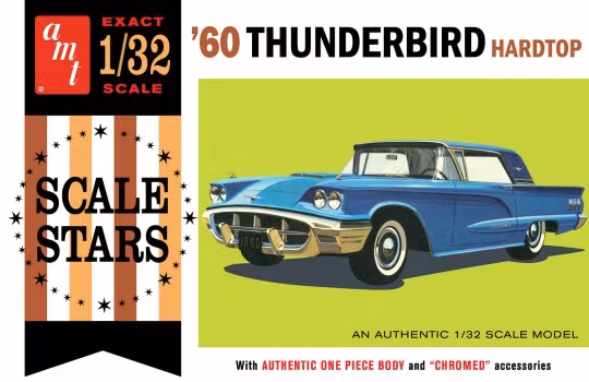 Skala 1/32 - 1960 Ford Thunderbird Hardtop fr AMT