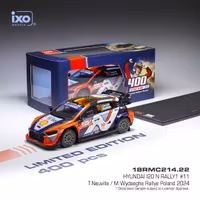 Skala 1/18 Hyundai i20N Rally1 #11 Rallye Poland 2024 "400 Stage Wins"- Limited Edition fr IXO Models