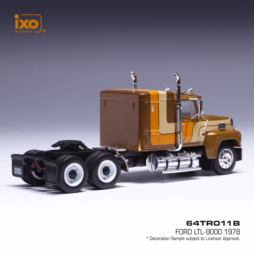 Skala 1/64 Ford LTL-9000 1978 Brown/beige/orange fr IXO Models