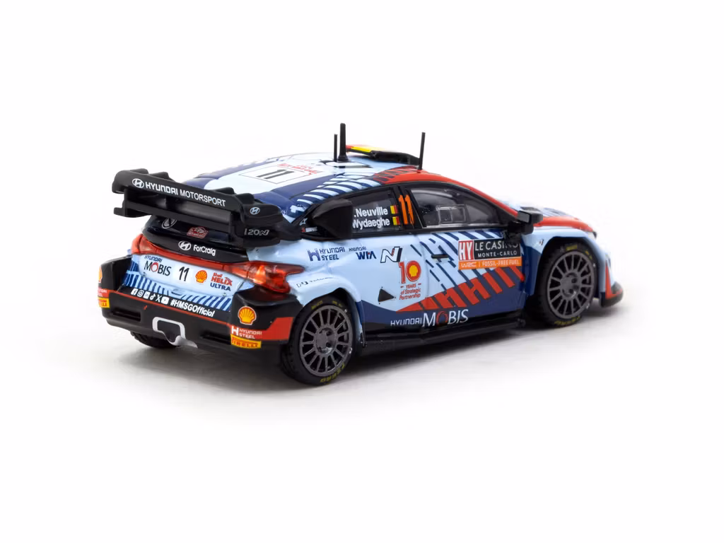 Skala 1/64 Hyundai i20 N Rally1 Hybrid Rallye Monte-Carlo 2024 Winner #11 fr Tarmac Works - HOBBY64