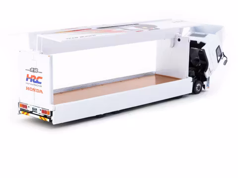 Skala 1/64 Mitsubishi Fuso Super Great - Team Mugen / HONDA HRC fr Tarmac Works T64T-TL001