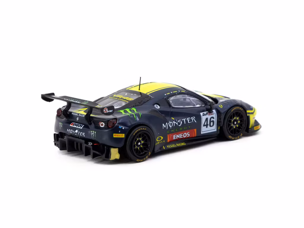 Skala 1/64 Ferrari 488 GT3 Gulf 12 Hours 2019 #46 fr TARMAC Works