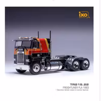 Skala 1/43 NEW! Freightliner FLA 1993, Black w stripes, fr IXO Models