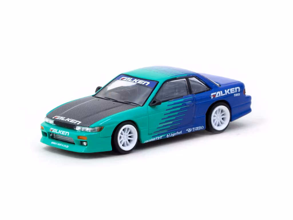 Skala 1/64 VERTEX Nissan Silvia (S13) Falken fr Tarmac Works