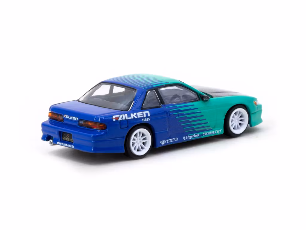 Skala 1/64 VERTEX Nissan Silvia (S13) Falken fr Tarmac Works