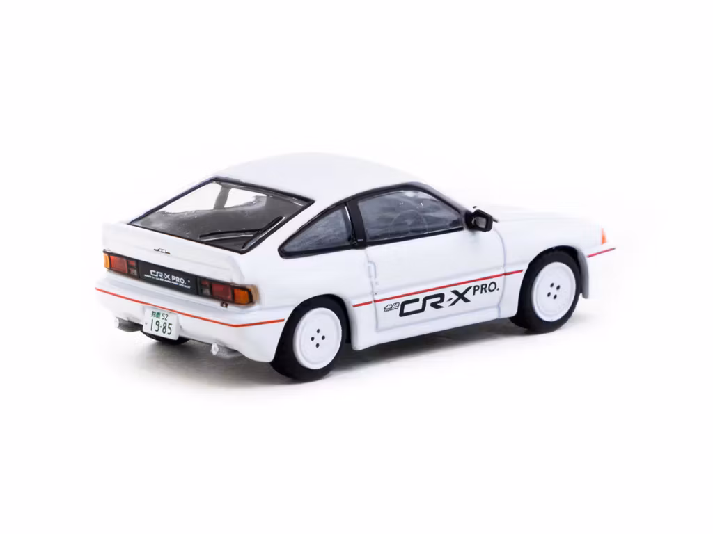 Skala 1/64 Honda Ballade Sports MUGEN CR-X PRO White fr Tarmac Works