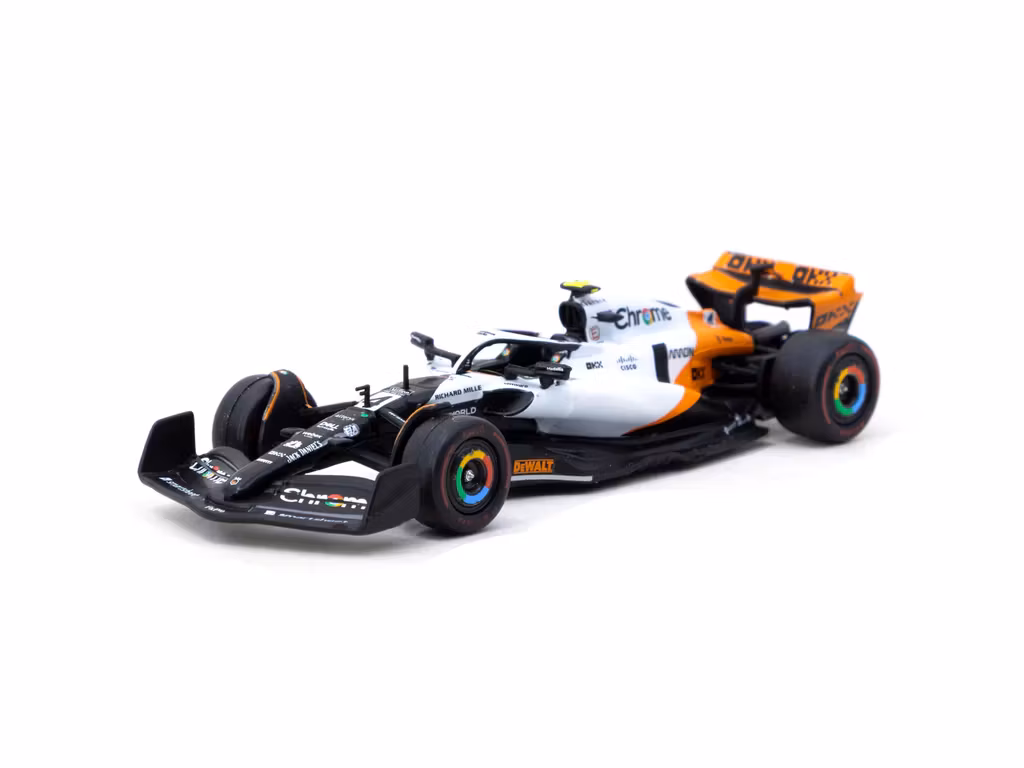 Skala 1/64 McLaren MCL60 Spanish Grand Prix 2023 Qualifying #4 Lando Norris fr Tarmac
