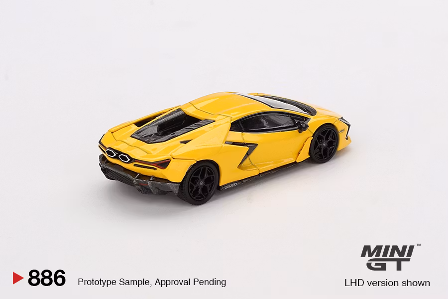 Skala 1/64 Lamborghini Revuelto Giallo fr MINI GT (GT886)