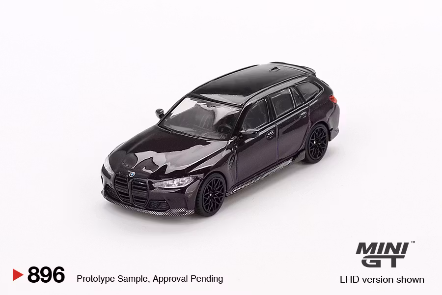 Skala 1/64 BMW M3 M Performance Touring Daytona Violet fr MINI GT (896)