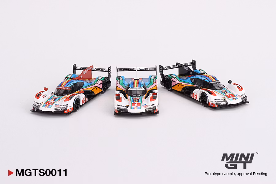 Skala 1/64 Porsche 963 Porsche Penske Motorsport 2023 24 Hrs of Le Mans Limited Edition 3000 Sets fr Mini (MGTS0011)