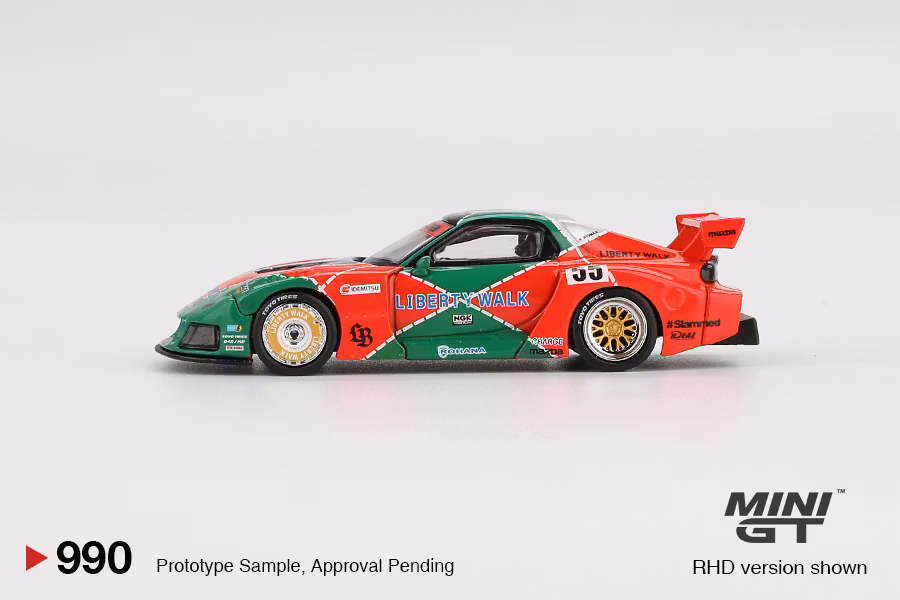 Skala 1/64 Mazda RX-7 LB-Super Silhouette 787B fr MINI GT (GT990)