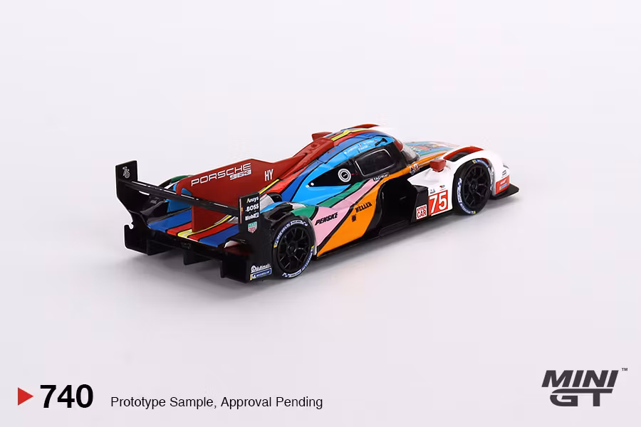 Skala 1/64 Porsche 963 #75 Porsche Penske Motorsport 2023 24 Hrs of Le Mans fr MINI GT (GT740)