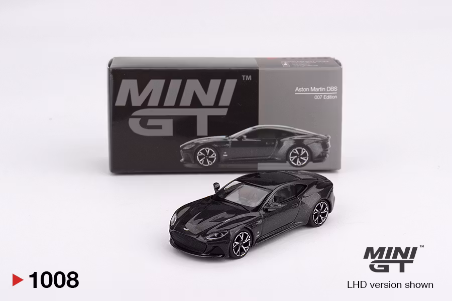 Skala 1/64 Aston Martin DBS 007 Edition fr MINI GT (GT1008)
