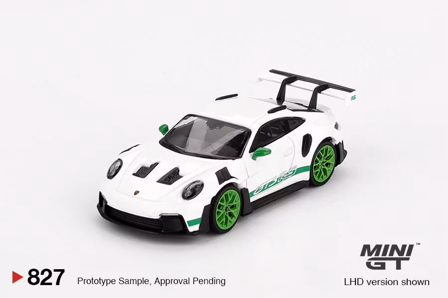 Skala 1/64 Porsche 911 (992) GT3 RS Tribute to Carrera RS Package fr MINI GT (GT827)