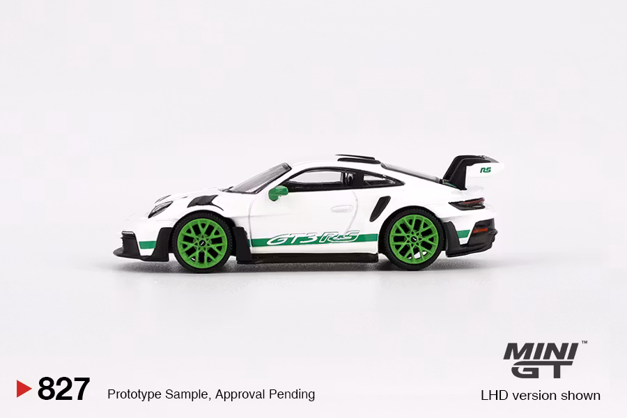 Skala 1/64 Porsche 911 (992) GT3 RS Tribute to Carrera RS Package fr MINI GT (GT827)