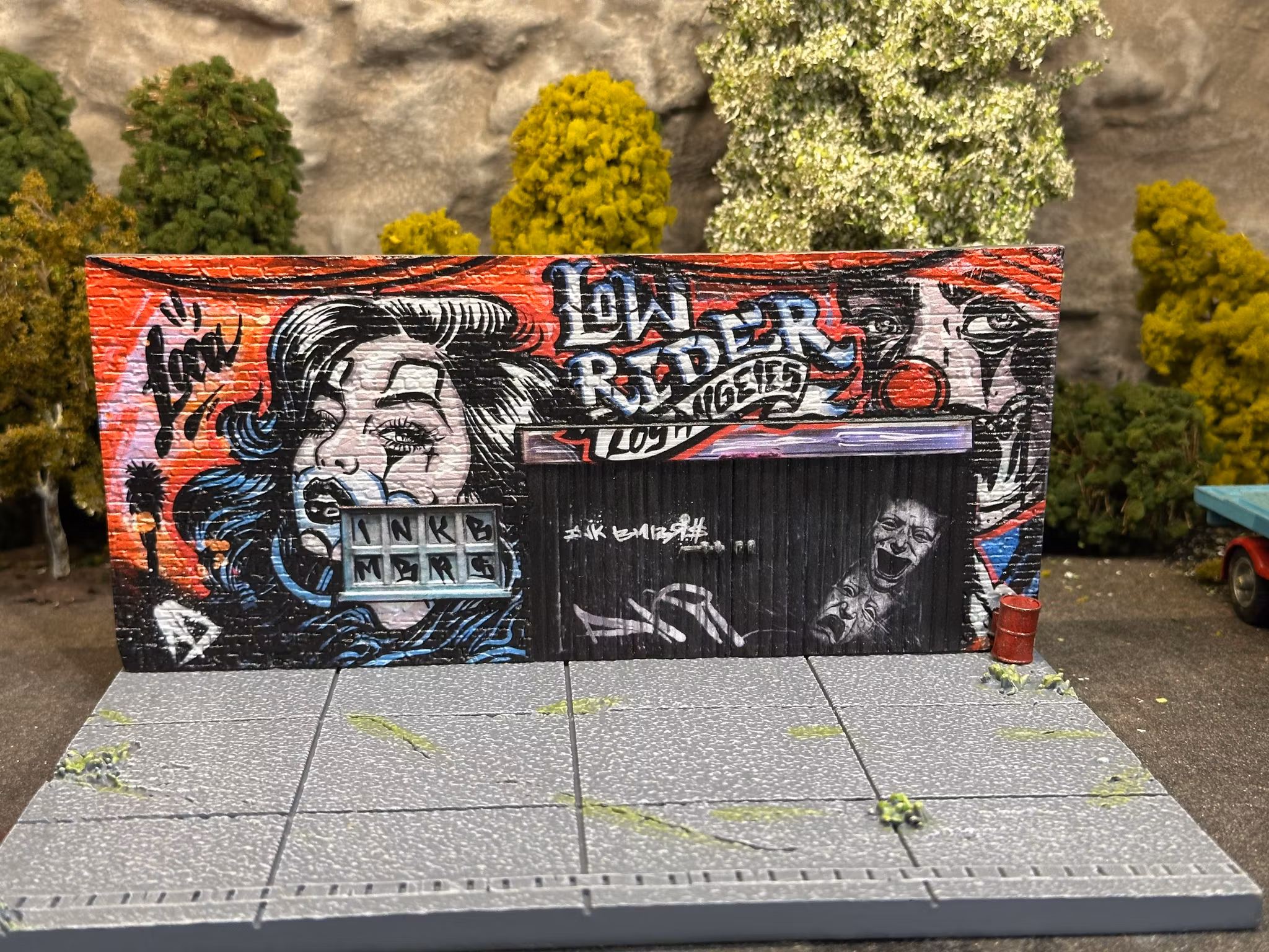 Skala 1/64 DIORAMA STREET ART LA LOWRIDER 2024 fr American Diorama & INK BMBRS (AD2423)