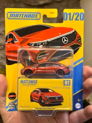 Skala 1/64 Matchbox - Mercedes-Benz EQS 2022 Red