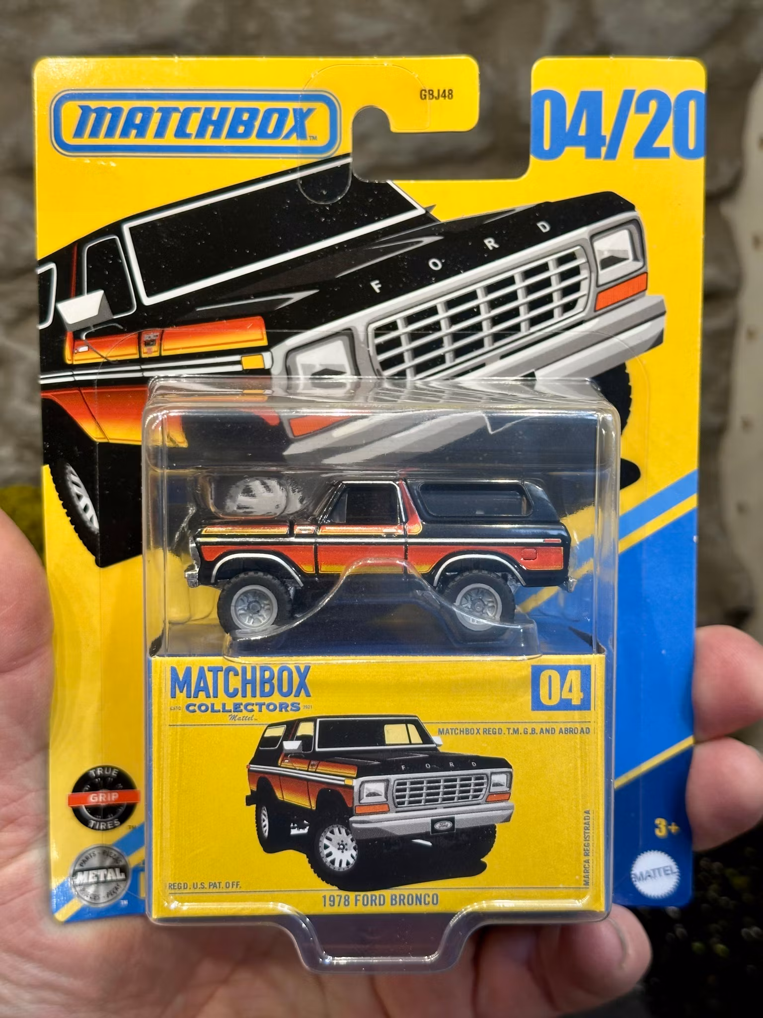 Skala 1/64 Matchbox - Ford Bronco 1978