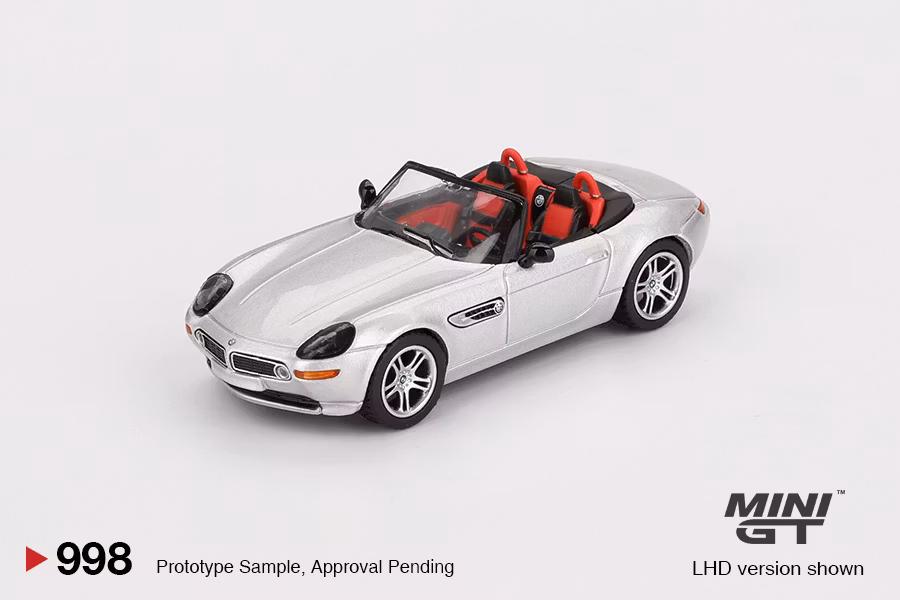 Skala 1/64 BMW Z8 Silver fr MINI GT (GT998)