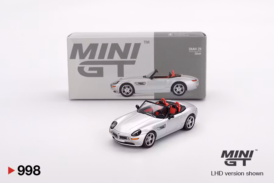 Skala 1/64 BMW Z8 Silver fr MINI GT (GT998)
