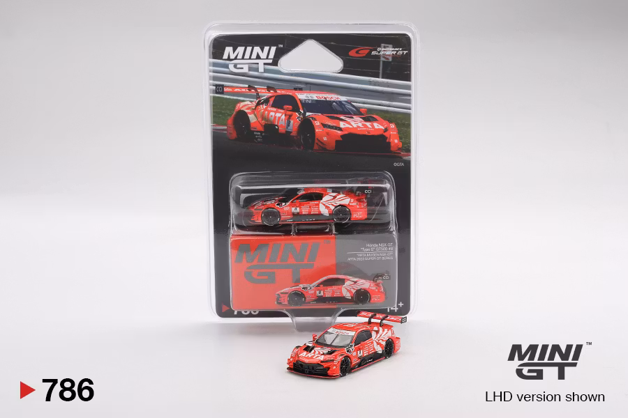 Skala 1/64 Honda NSX-GT "Type S" GT500 #8 "ARTA MUGEN NSX-GT " ARTA 2023 SUPER GT Series fr MINI GT (786)