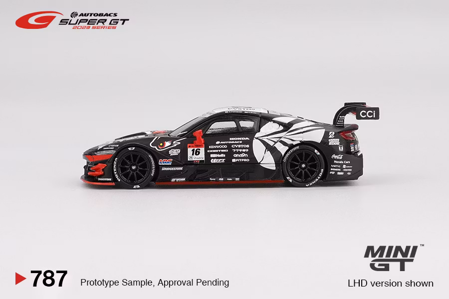 Skala 1/64 Honda NSX-GT "Type S" GT500 #16 "ARTA MUGEN NSX-GT " ARTA 2023 SUPER GT Series fr MINI GT (787)