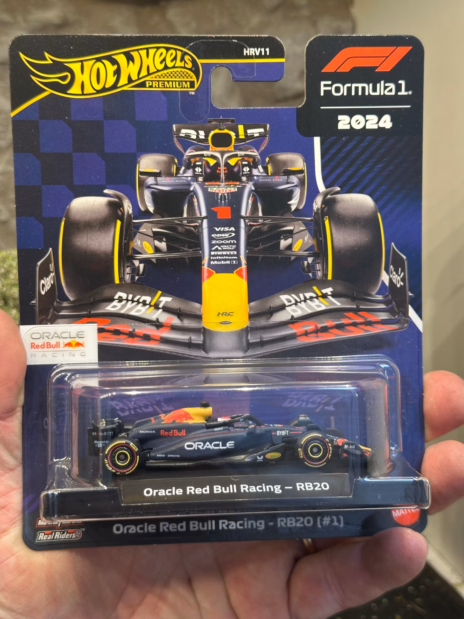 Skala 1/64 Hot Wheels Premium, Formula 1 2024: Oracle Red Bull Racing - RB20 #1