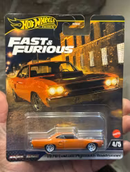 Skala 1/64 Hot Wheels Premium, Fast & Furious: 1970 Custom Plymouth Roadrunner