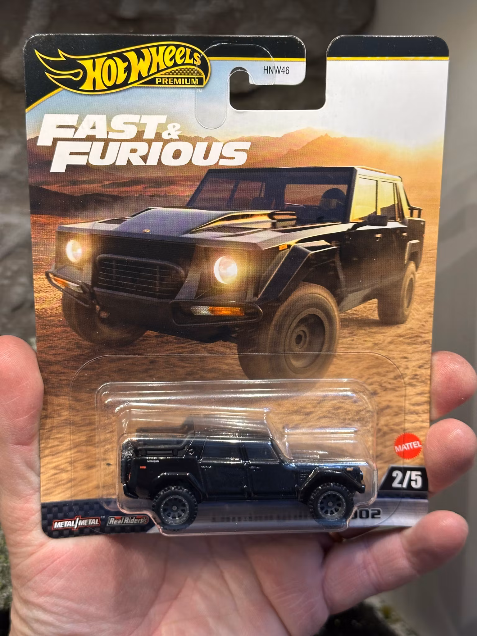 Skala 1/64 Hot Wheels Premium, Fast & Furious: Lamborghini LM002