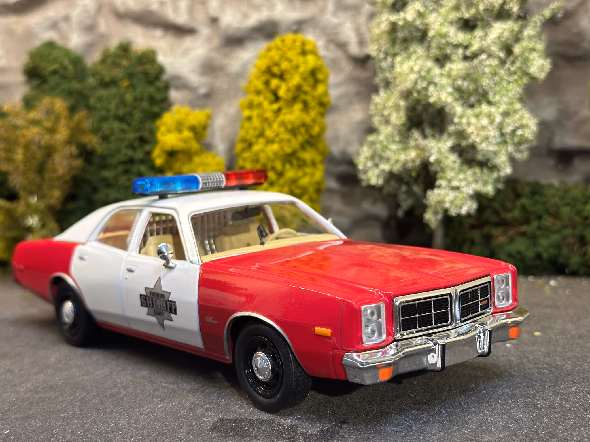 Skala 1/24 1977 Dodge Monaco fr Greenlight