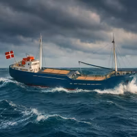 Skala 1/50 Building kit Mercantic BB424 Coaster - fr Billing Boats - Wodden hull