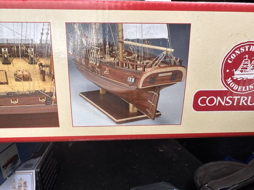 Skala 1/51 Building kit Enterprise, Maryland 1799 - fr Constructo - Wodden hull