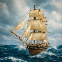 Skala 1/60 Building kit Whaling Ship ESSEX Moby Dick - fr OcCre - Wodden hull