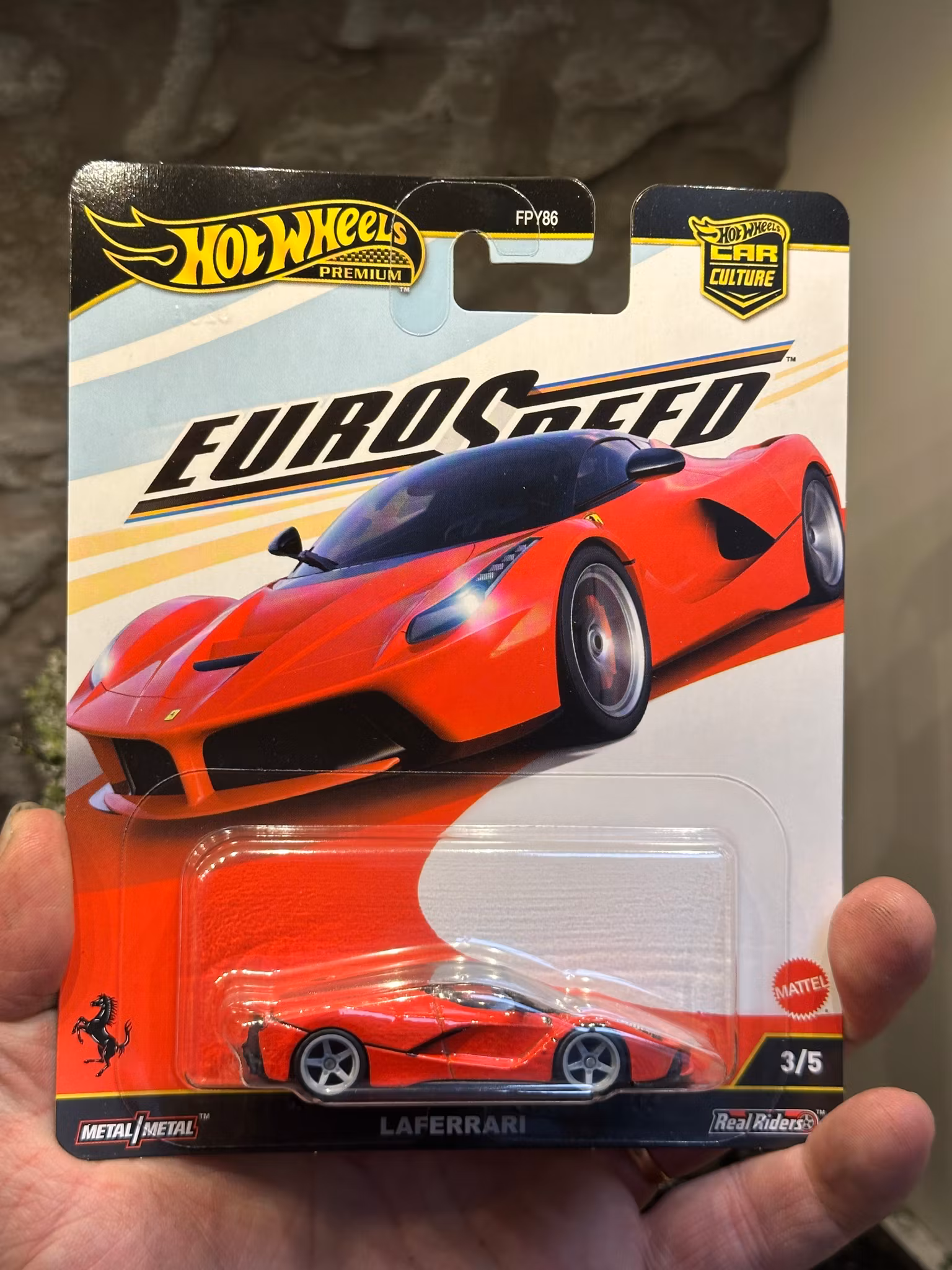 Skala 1/64 Hot Wheels Premium, Euro Speed: LaFerrari