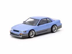 Skala 1/64 VERTEX Nissan Silvia S13 Blue/Grey fr Tramac Works - GLOBAL64