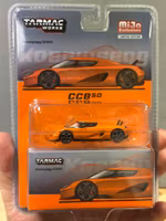 Skala 1/64 Koenigsegg CC850 Orange fr TARMAC works / MiJo blister pkt
