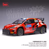 Skala 1/18 Toyota GR Yaris Rally 2 #39 Latvala/Hänninen Rally Finland 24' fr IXO Models 18RMC211.22
