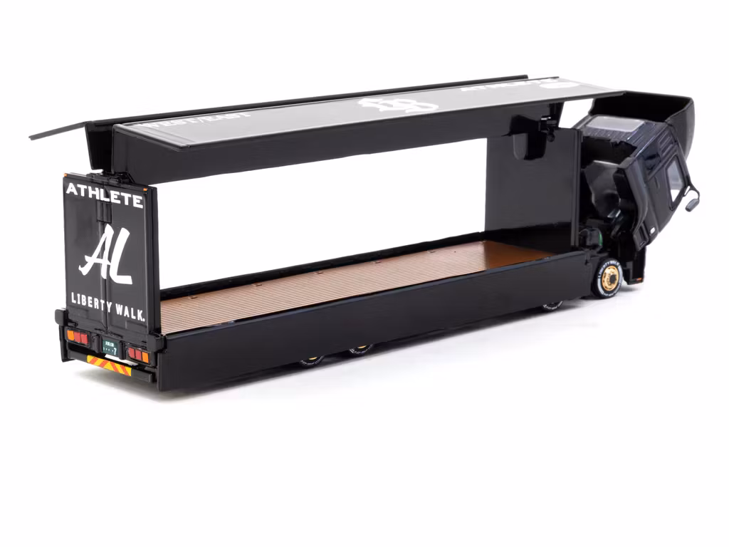 Skala 1/64 Mitsubishi Fuso Super Great - Liberty Walk LB-TRUCKS ATHLETE fr Tarmac Works T64T-TL001 LBB