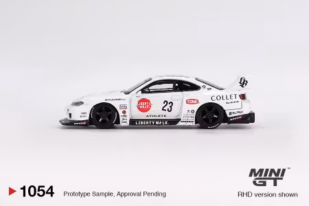 Skala 1/64 Nissan LB-Super Silhouette S15 SILVIA ATHLETE fr MINI GT (1054)