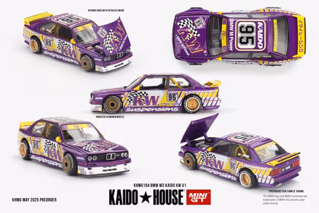 Skala 1/64 BMW M3 Kaido KW V11 fr Mini GT (KHMG194)