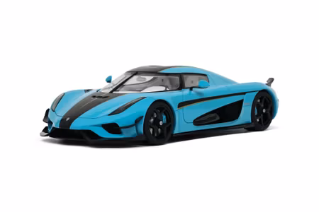 Skala 1/18 Koenigsegg Regera, Baby blue, Limited Edition fr GT Spirit (GT881)